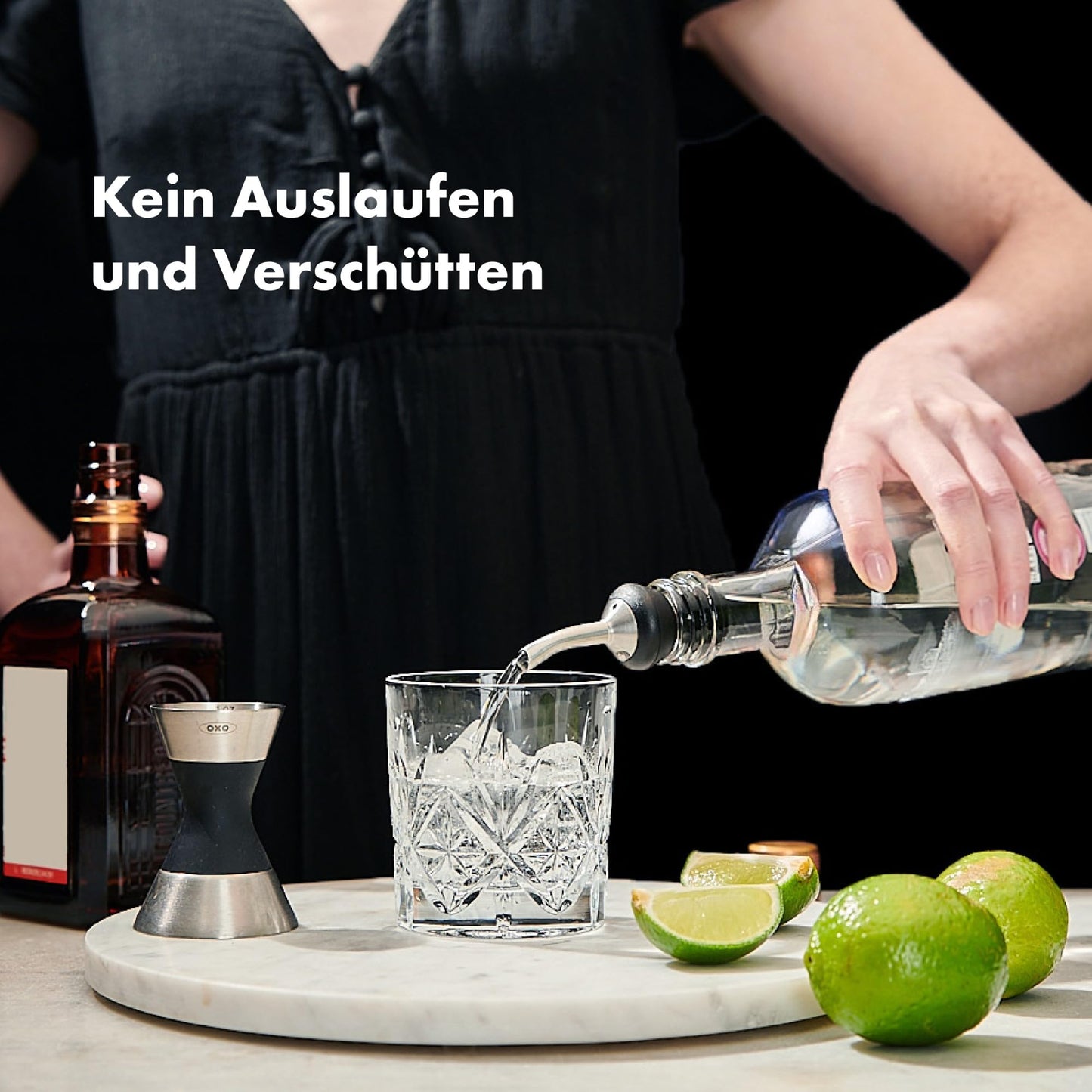 Doppelter OXO Messbecher aus Stahl