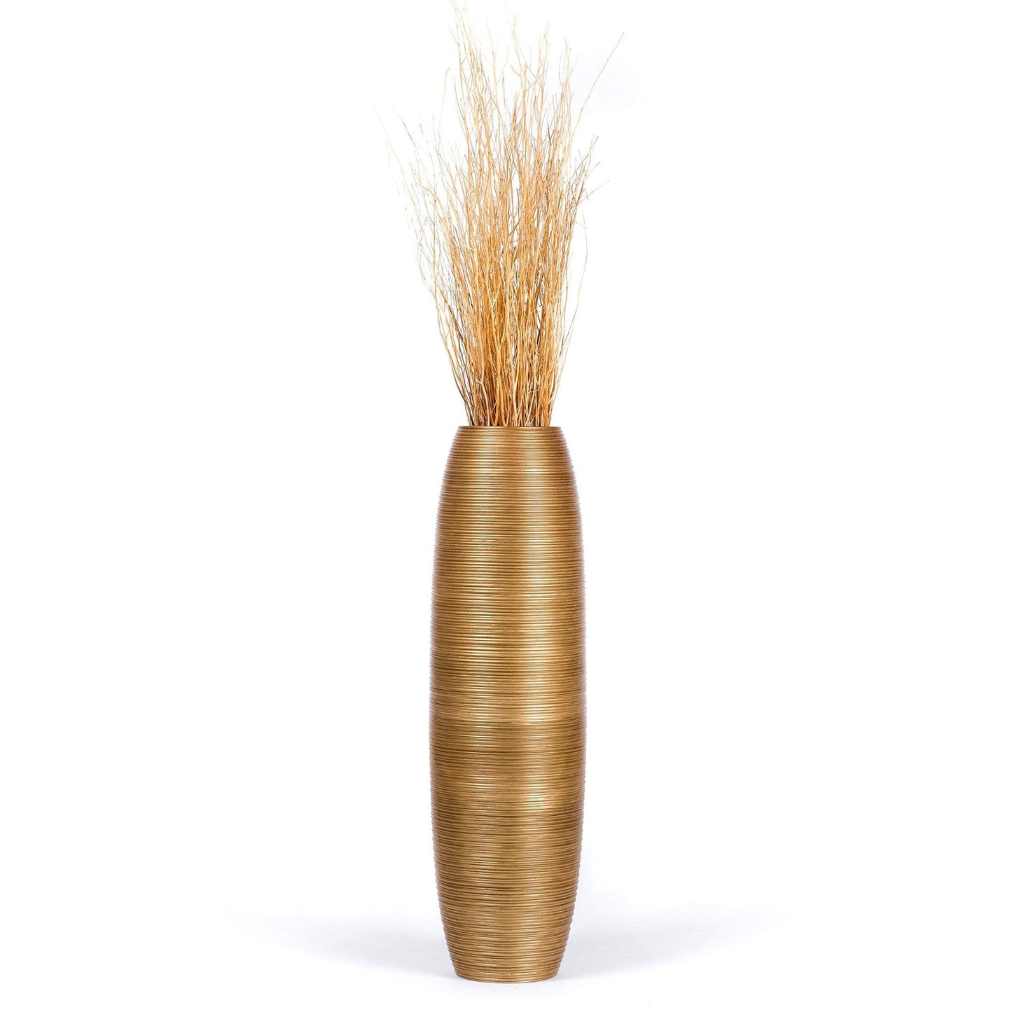 Suuri puinen lattiamaljakko, 70 cm