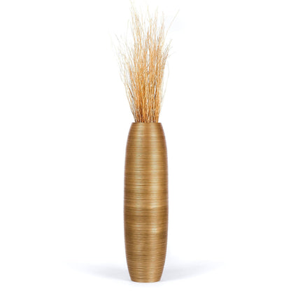 Suuri puinen lattiamaljakko, 70 cm