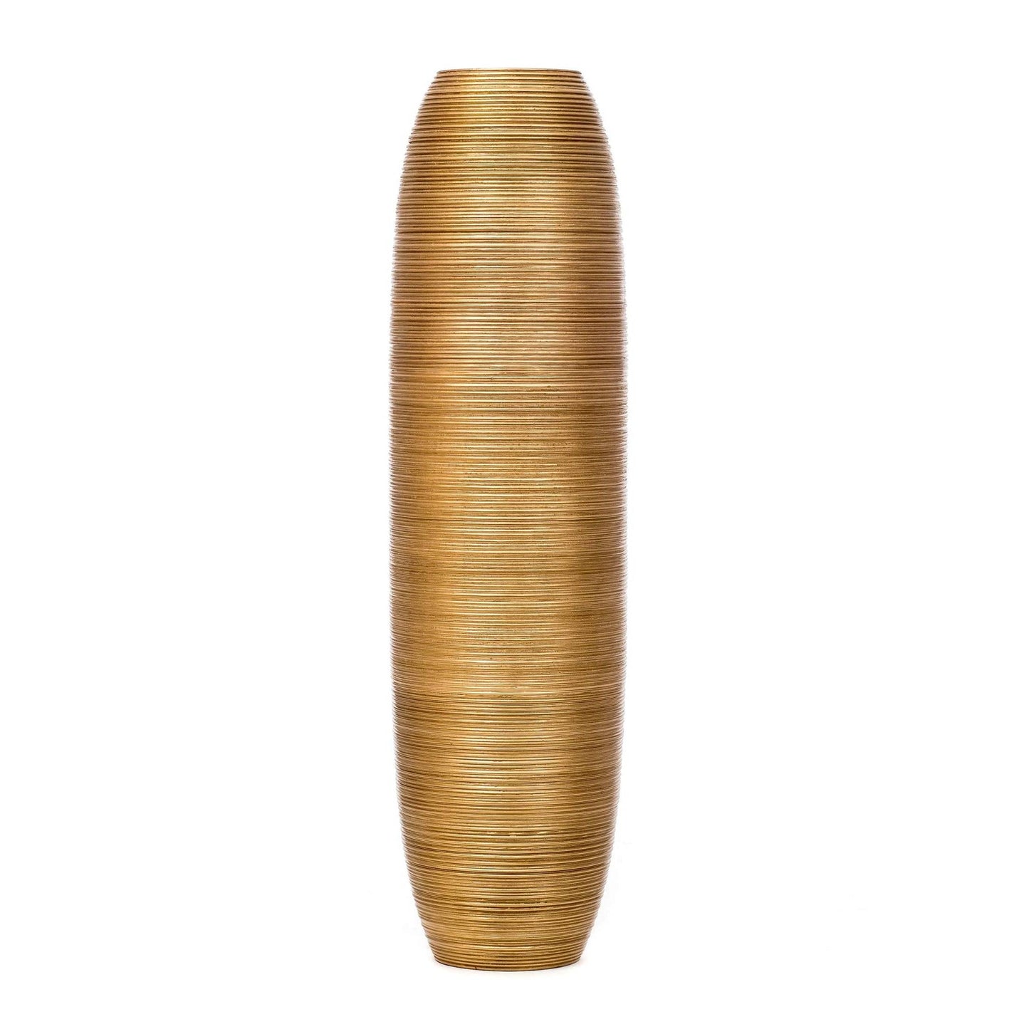Suuri puinen lattiamaljakko, 70 cm
