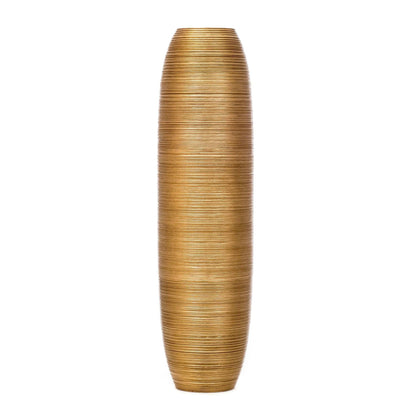 Suuri puinen lattiamaljakko, 70 cm