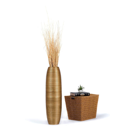 Suuri puinen lattiamaljakko, 70 cm