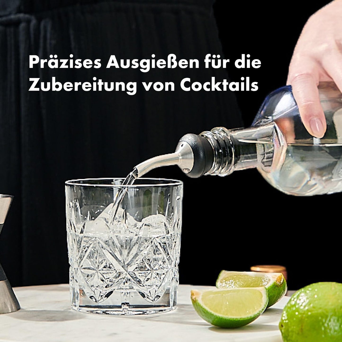 Doppelter OXO Messbecher aus Stahl