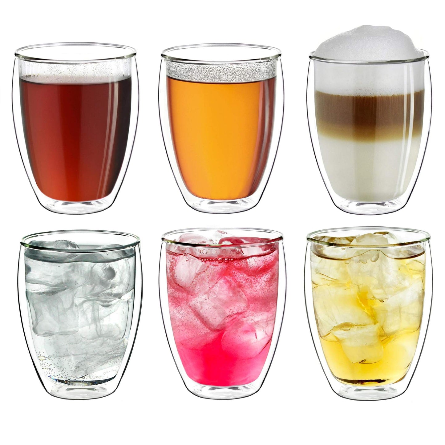 Creano DG-B Double Wall Glasses – Insulated Borosilicate Glass Cups