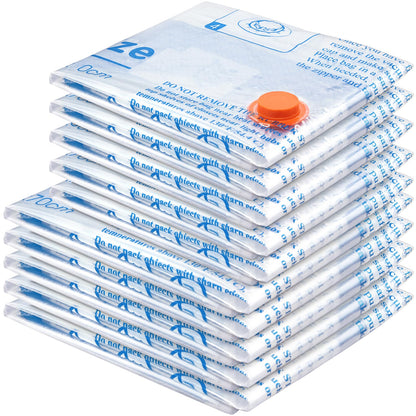 MEIQIHOME 16-Pack Vacuum Storage Bags with Electric Pump – 4J/4L/4M/4S for Clothes, Travel & Moving