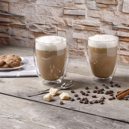 Creano DG-B Double Wall Glasses – Insulated Borosilicate Glass Cups