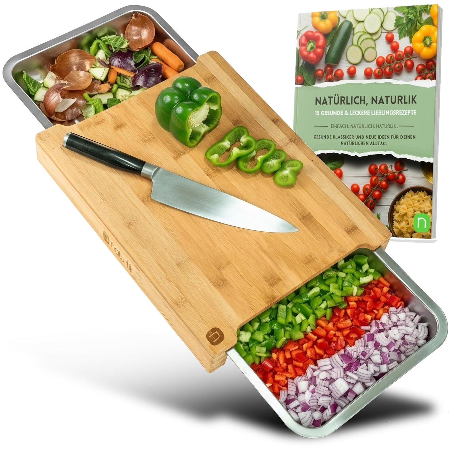 Bambuleikkuulauta XL