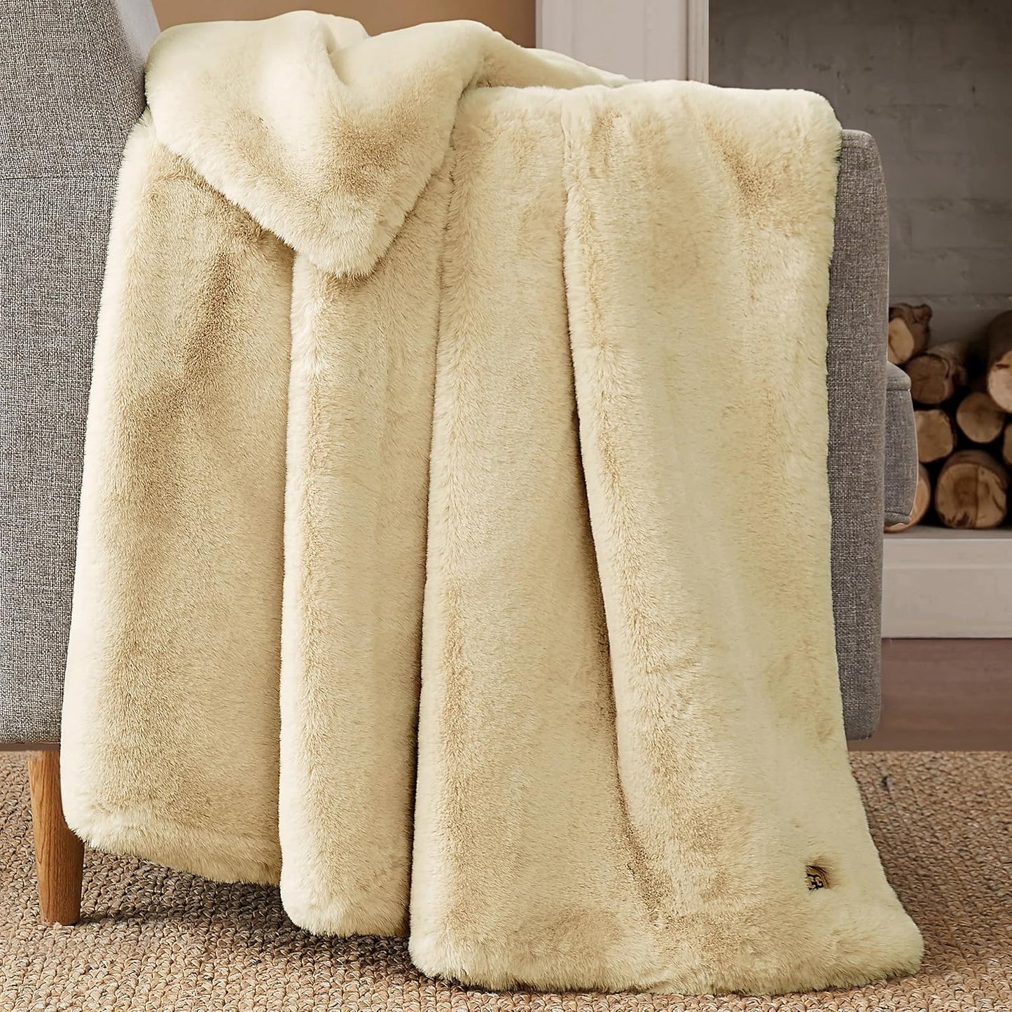 UGG Euphoria Throw Blanket – Soft Faux Fur, 50"x70"