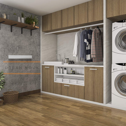 Seinään taittuva pyykinkuivain 70 cm