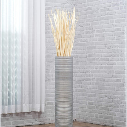 Puinen lattiamaljakko pampaheinille & oksille, 70 cm