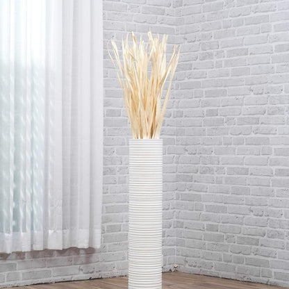 Puinen lattiamaljakko pampaheinille & oksille, 70 cm