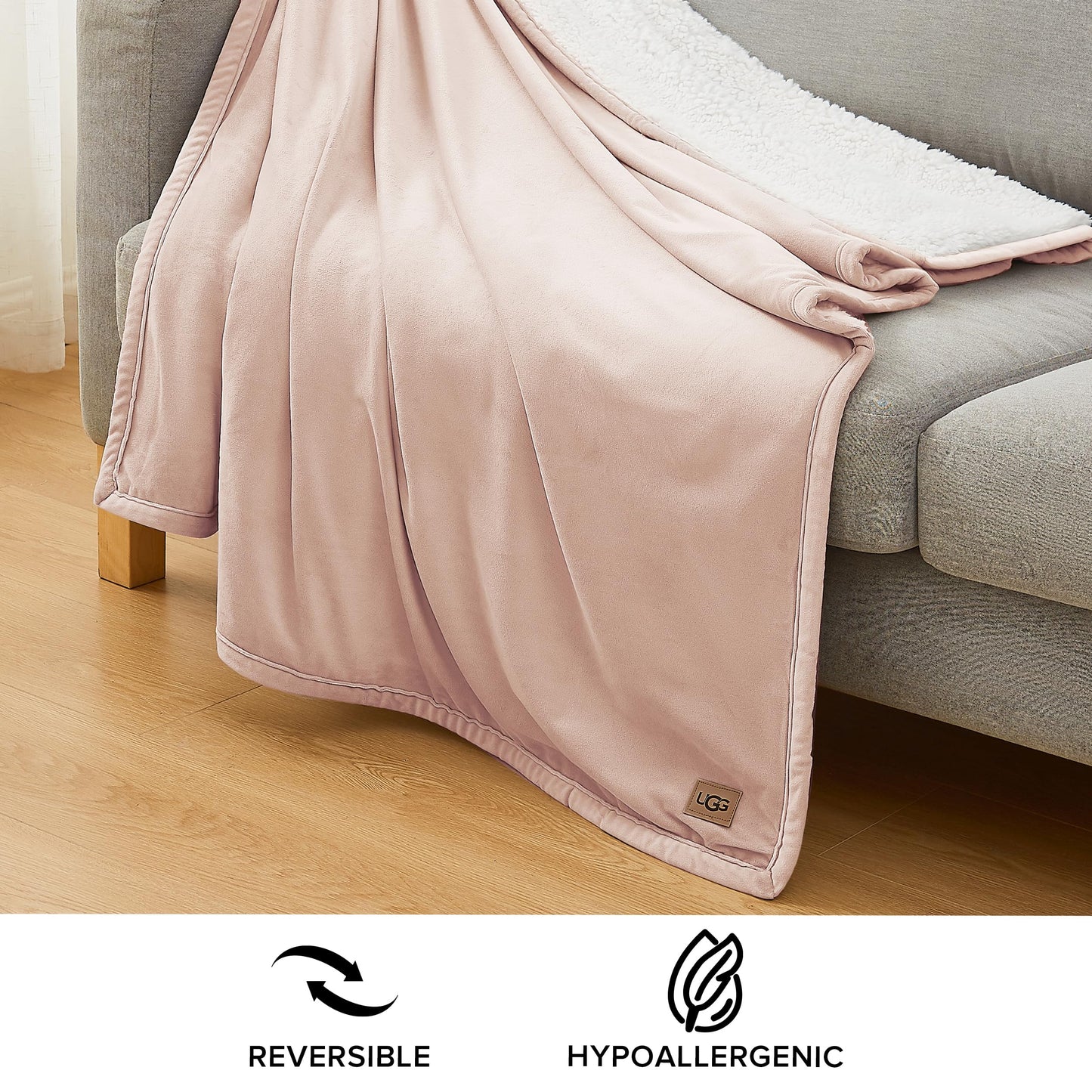 UGG Bliss Ultra Soft Reversible Throw Blanket