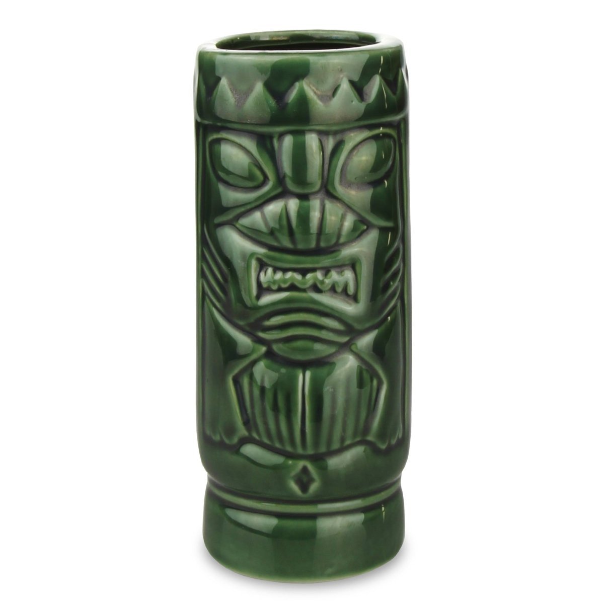 Ceramic Mean Green Tiki Mug 420ml 14oz - Easiley - TIKI0430-34