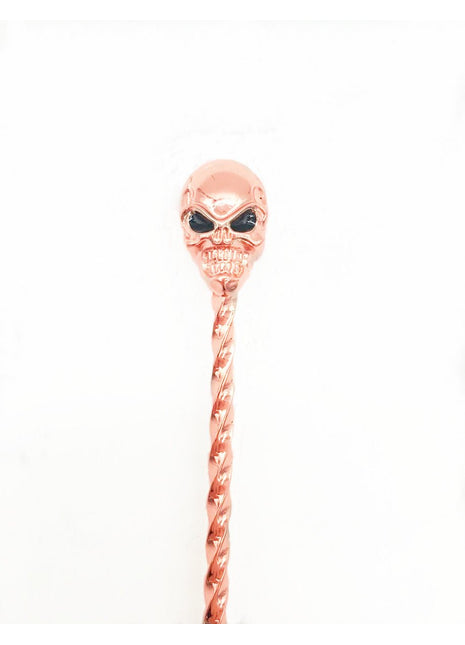 Copper Plated Skull Bar Spoon 330mm 13in-