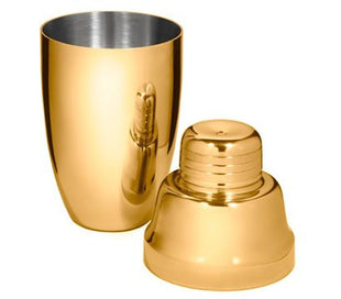 Gold Plated Deluxe Cocktail Shaker 350ml 12oz-