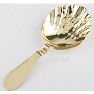 Gold Plated Shell Julep Cocktail Strainer - Easiley - STRJ1605