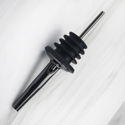 Gunmetal Black Plated Freeflow Pourer 4 Rings - Easiley - POUR4412