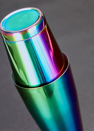 Rainbow Tin On Tin Boston Shaker 28&18oz-