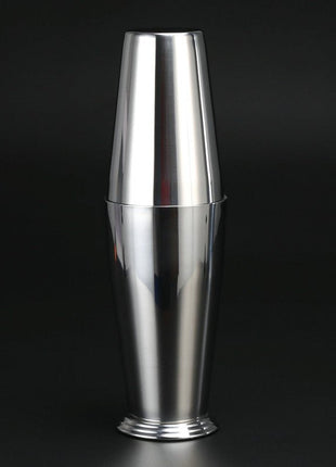 Stainless Steel Tin On Tin Boston Shaker With Stepwise Base 28oz&18oz-